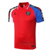 Camiseta Polo del Paris Saint-Germain 2020-2021 Rojo