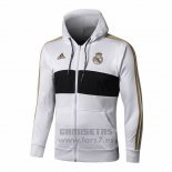 Chaqueta con Capucha del Real Madrid 2019-2020 Blanco