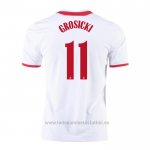 Camiseta Polonia Jugador Grosicki 1ª Equipacion 2020-2021