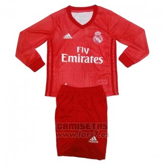 Camiseta Real Madrid 3ª Equipacion Nino Manga Larga 2018-2019