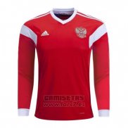 Camiseta Rusia 1ª Equipacion Manga Larga 2018