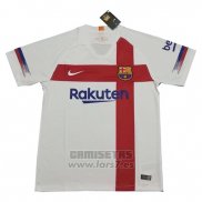 Camiseta de Entrenamiento Barcelona 2019-2020 Blanco