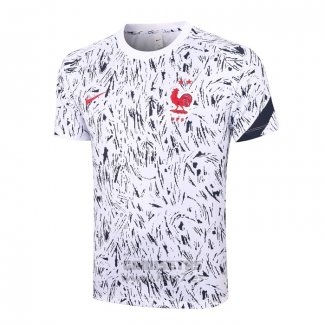 Camiseta de Entrenamiento Francia 2020-2021 Blanco