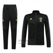 Chandal del Manchester United Nino 2019-2020 Negro