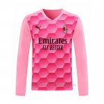 Camiseta AC Milan Portero Manga Larga 2020-2021 Rosa