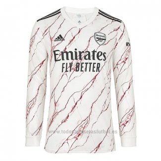 Camiseta Arsenal 2ª Equipacion Manga Larga 2020-2021