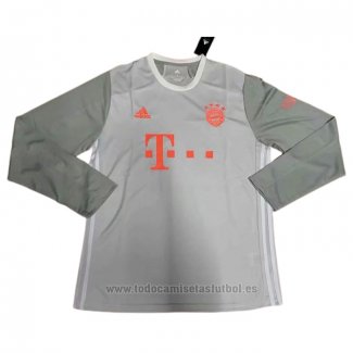 Camiseta Bayern Munich 2ª Equipacion Manga Larga 2020-2021