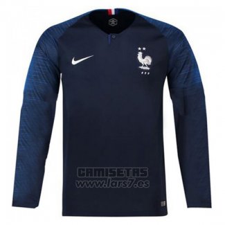 Camiseta Francia 1ª Equipacion Manga Larga 2018