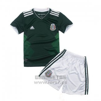 Camiseta Mexico 1ª Equipacion Nino 2018