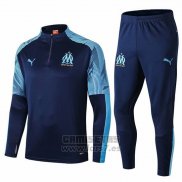 Chandal del Olympique Marsella 2019-2020 Azul Oscuro