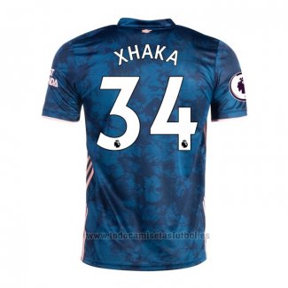 Camiseta Arsenal Jugador Xhaka 3ª Equipacion 2020-2021