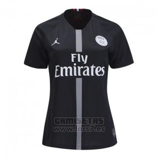 Camiseta Paris Saint-Germain 3ª Equipacion Mujer 2018-2019 Negro