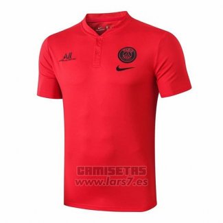 Camiseta Polo del Paris Saint-Germain 2019-2020 Rojo