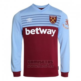 Camiseta West Ham 1ª Equipacion Manga Larga 2019-2020