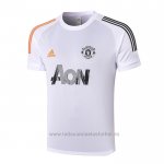 Camiseta de Entrenamiento Manchester United 2020-2021 Blanco