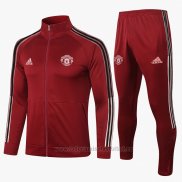 Chandal de Chaqueta del Manchester United 2020-2021 Rojo