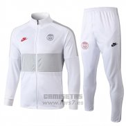 Chandal del Paris Saint-Germain 2019-2020 Blanco