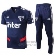 Chandal del Sao Paulo Manga Corta 2019-2020 Azul