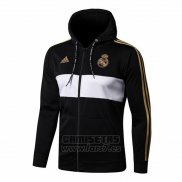 Chaqueta con Capucha del Real Madrid 2019-2020 Negro