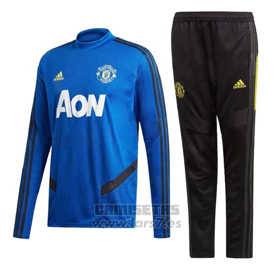 Chandal del Manchester United 2019-2020 Azul - LARS7 Camiseta